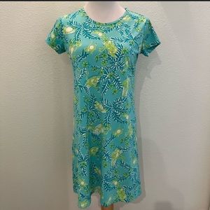 Lilly Pulitzer Vintage Monkey Print Dress Size M ~